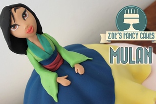 Mulan doll cake Disney princess cakes