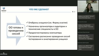 Проведение тестирования и анкетирования учащихся