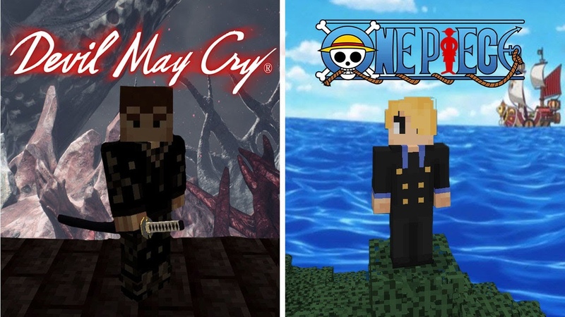 One Piece и Devil May Cry в MINECRAFT, Обзор модов к EPIC