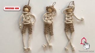 Macrame doll “man”