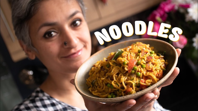 Masala noodles, Spicy veg noodles, Food with