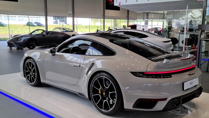 8k Crayon Porsche 992 Turbo S in super high resolution at Porsche Center Jönköping