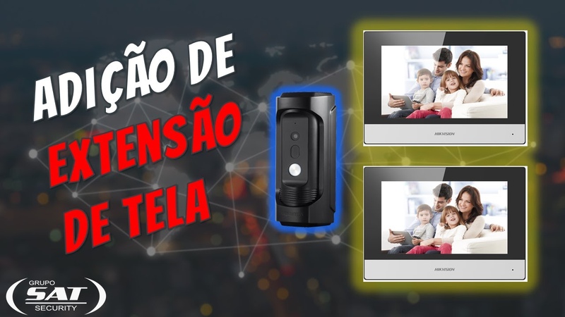 Adicionando uma Extensão de tela Vídeo Porteiro IP Hikvision , 3 Vídeo porteiro IP