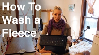How to Wash a Wool (CVM) Fleece