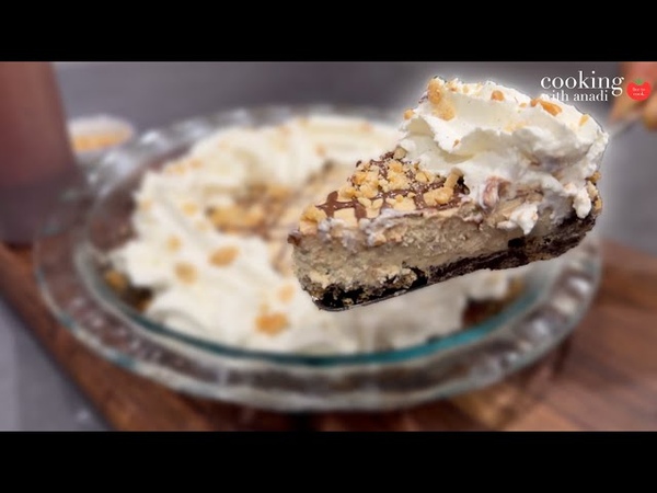 The Best No Bake Peanut Butter Pie with Oreo Graham Cracker