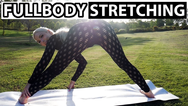 Relaxing yoga in the