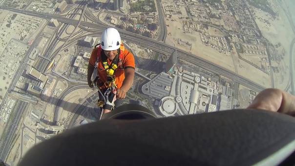 Climbing to the Top of the Burj Khalifa The Worlds Tallest Building, Behind the