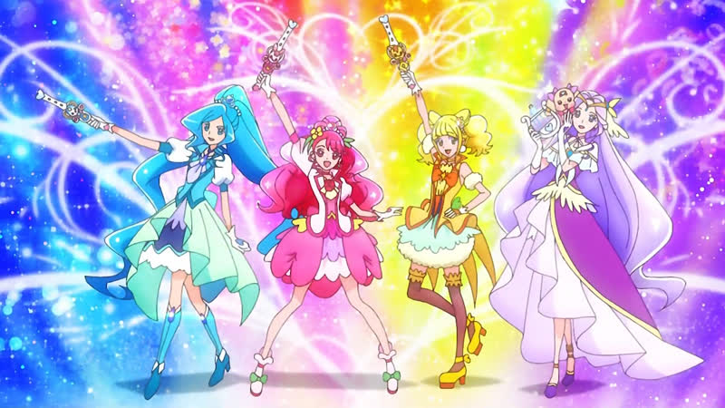 Healin Good Precure Group Transformation