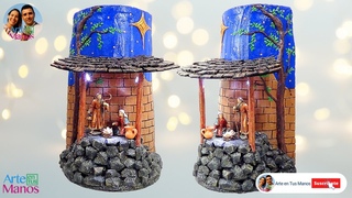 Cmo hacer un NACIMIENTO en TEJA de BARRO, Beln Paso a Paso