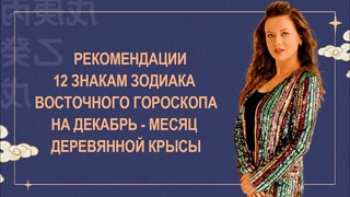 Рекомендации 12 знакам Зодиака восточного гороскопа на декабрь 2023 месяц Деревянной Крысы