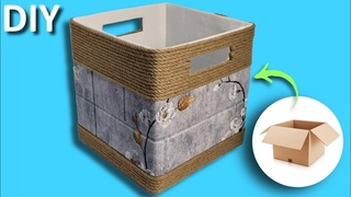Awesome Storage Organizer Basket DIY / Jute Twine Ideas