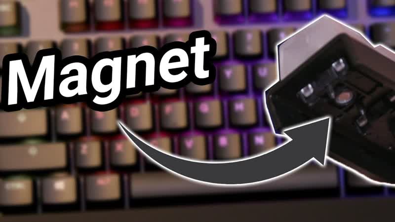 Why does this keyboard have a MAGNET in every key Steelseries Apex Pro First