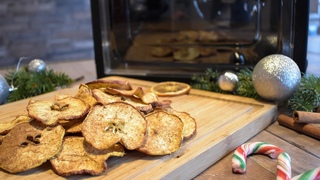 Apfelchips mit Spekulatiusgewrz aus dem Fruit Jerky Plus 6 Drrautomat | Klarstein