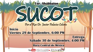 ENTREGA DEL PRIMER SHABAT - GRAN FIESTA DE SUKOT 2023  por el Roeh Dr. Javier Palacios EN VIVO