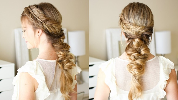 Stacked Fishtail Elastic Braid, Missy