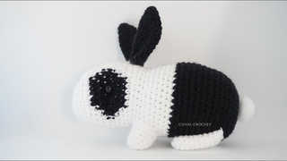 Conejo bicolor amigurumi tutorial