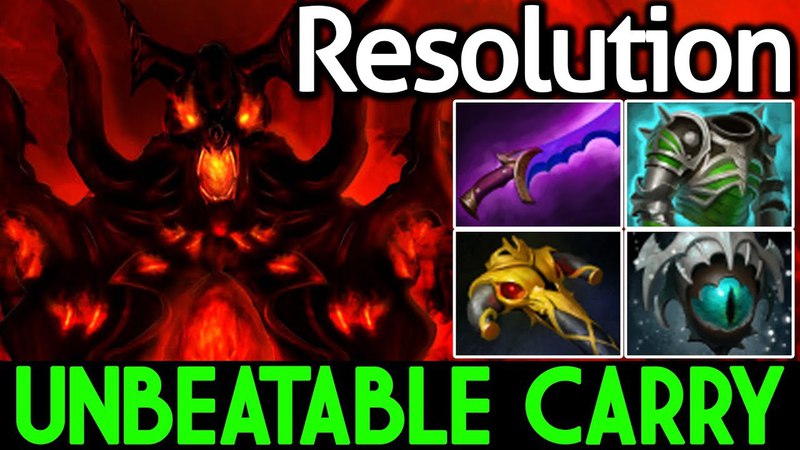 Resolution Shadow Fiend Unbeatable Carry 7. 14 Dota