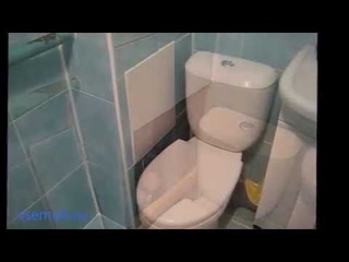 Съемный короб для труб в санузле из керамической плитки