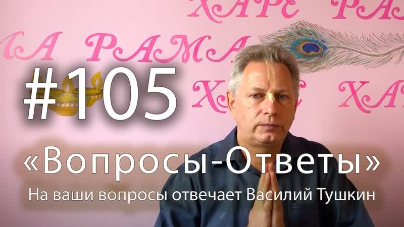Вопросы Ответы, Выпуск, 105 Василий Тушкин отвечает на ваши