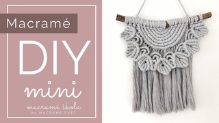 DIY Macram mini light grey by MACRAM SVT