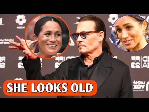 SHE LOOKS 50 YEARS Johnny Depp MOCKS Meghans Age During Red Carpet Interview at Rome Film