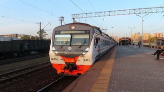 Электропоезд ЭД4М-0492 ЦППК станция Очаково