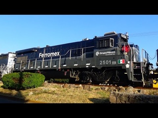 El tren EJECUTIVO de FERROMEX remolcado en el Intermodal a Mexicali!! + Autorizacin! (ATV)