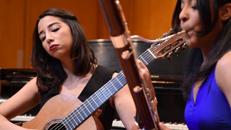 Siciliana J. S. Bach Bassoon and Guitar, Angela M. Santiago, Frances Karim