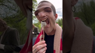 Damiano David eats a dandelion / Måneskin stories