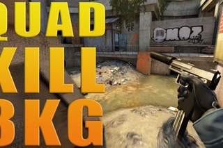 QUAD KILL by 3kg | de_overpass CS:GO