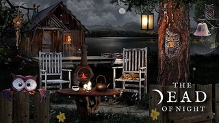 The Owl Cabin🦉🌼🔥  | Cozy Spring Evening by the Lake Ambience | Crackling Fire & Lapping Water Sounds