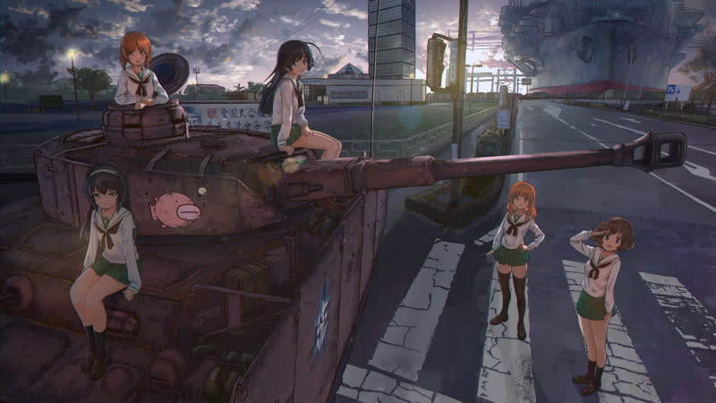 Девушки и танки фильм, Girls Panzer