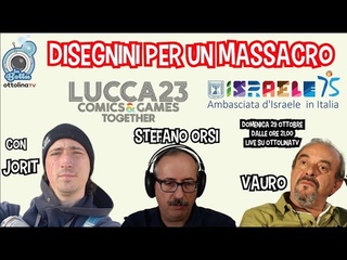 STOP GENOCIDIO: boicottiamo Lucca Comics - feat. Vauro, Jorit, Orsi, Scaglione, Dall’Aglio