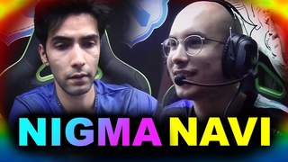 NIGMA vs NAVI - AMAZING GAME - PLAYOFFS - CLAVISION SNOW RUYI 2024 DOTA 2