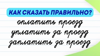 Оплатить, уплатить или заплатить Чем отличаются эти глаголы Как правильно написать | Русский язык