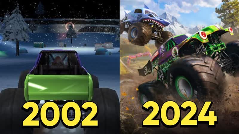 Эволюция серии игр Monster Jam (2002