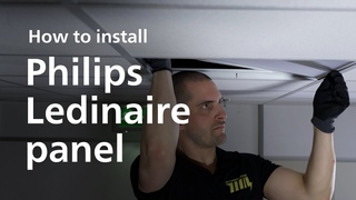 How to install Philips Ledinaire panels