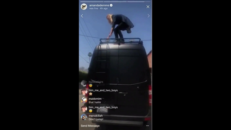 Erika Linder IG Live Stream 25 Apr