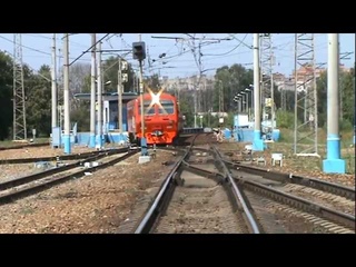 Электропоезд ЭД4М-0091 станция Лесной Городок