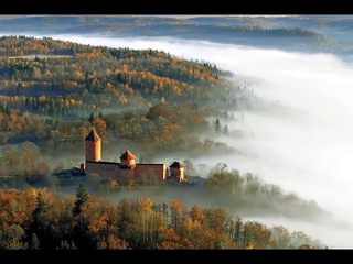 Sigulda. History of Turaida  Treiden. Турайдский замок .Turaidas pils.