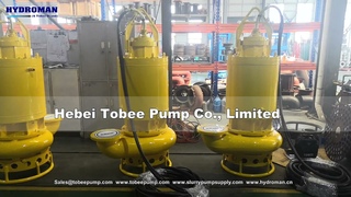 Hydroman 200TJQ Submersible Slurry Pump with Cooling jacket.