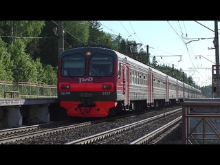 Электропоезд ЭД4М-0137 Пл. 90 км