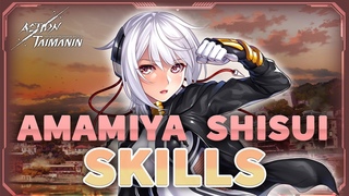 Action Taimanin | Amamiya Shisui’s skills showcase!