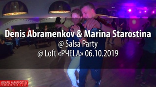 Denis Abramenkov & Marina Starostina social dancing @ Salsa Party @ Loft «P4ELA»
