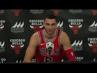 #BullsMediaDay Press Conference with Zach LaVine, Lauri Markkanen, and Kris Dunn