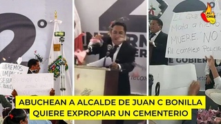 Abuchean a alcalde del PRD por expropiar un cementerio