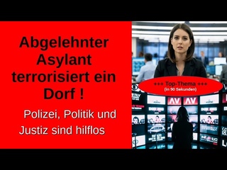 Migrant terrorisiert ein Dorf Polizei, Politiker und Justiz sind hilflos Thüringen Landesregierung