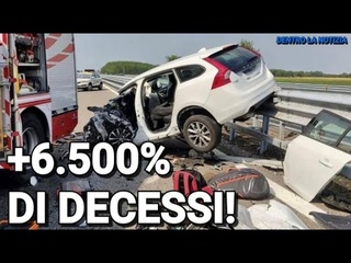 SCOOP! Nel 2021 sono stati segnalati il 6500% di VITTIME DELLA STRADA in più rispetto...