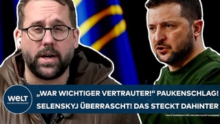 UKRAINE-KRIEG: “Er war ein wichtiger Vertrauter!“ Selenskyjs Paukenschlag! Überraschende Entlassung!