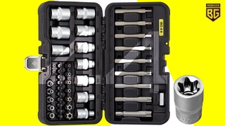 BERGER 44 предмета КИЛЬ / Обзор набора инструмента TORX BG044-1214
